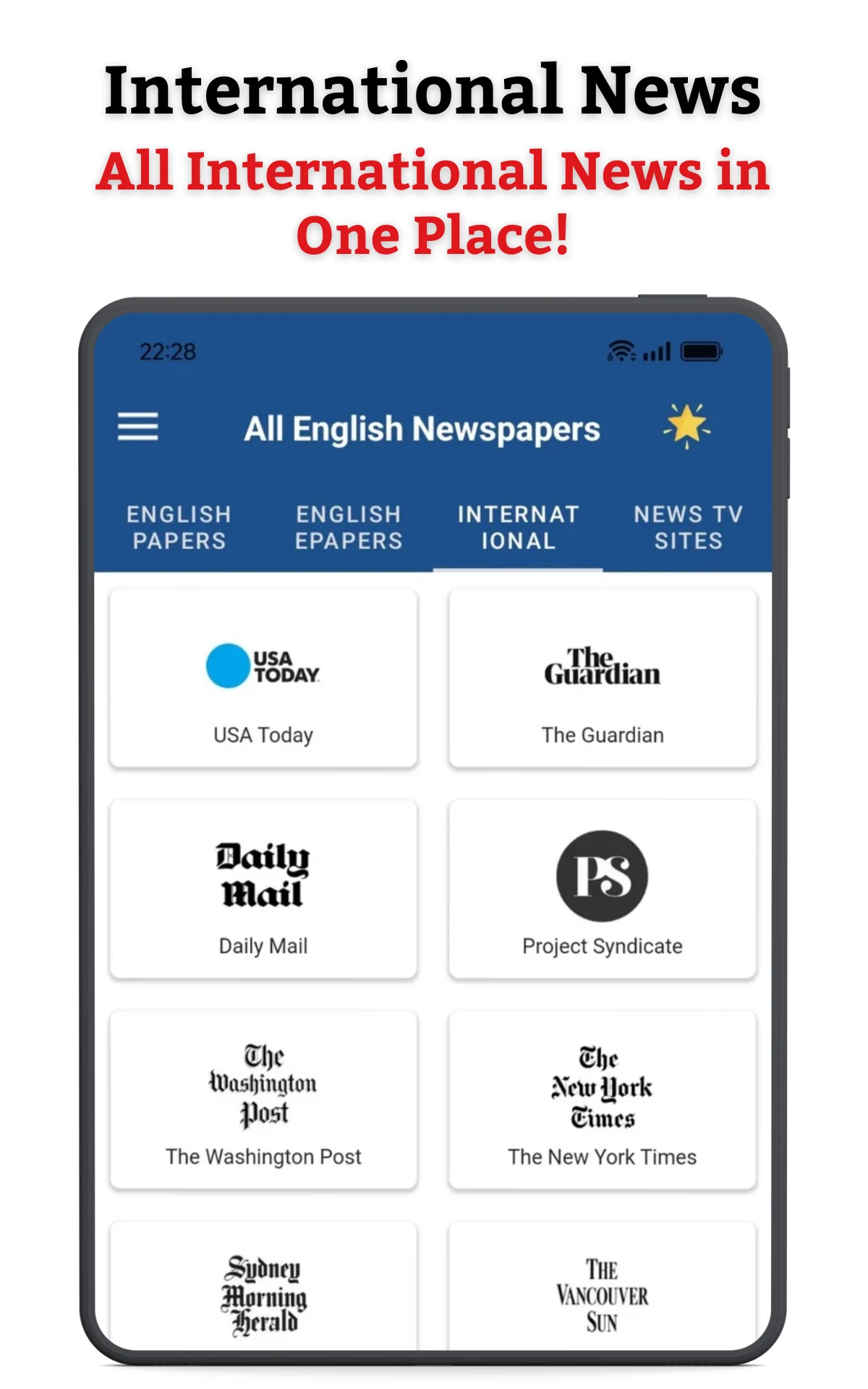 Daily ePaper - English News screenshot