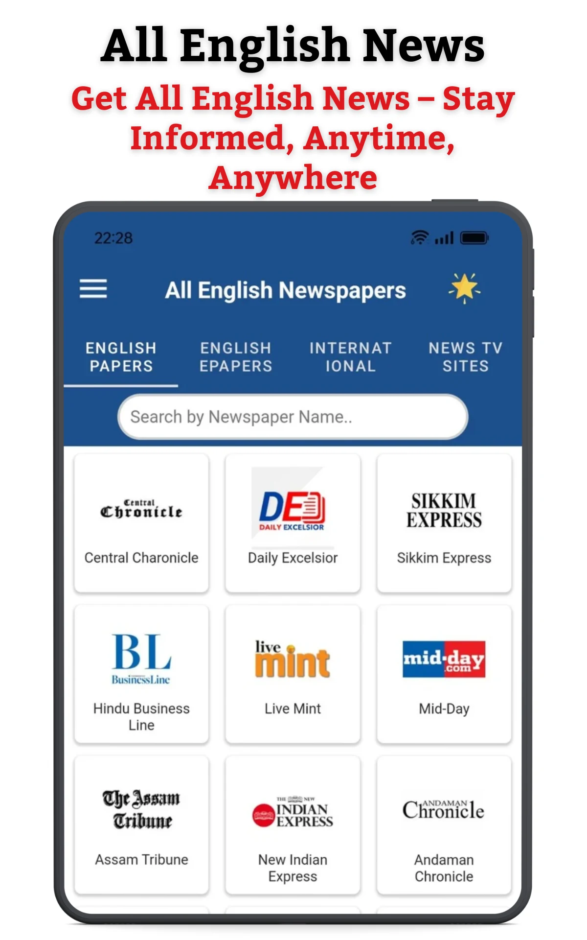 Daily ePaper - English News screenshot