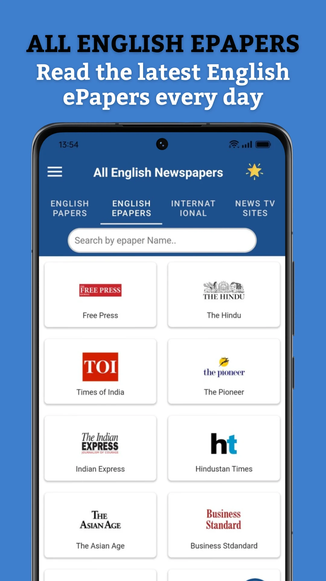 Daily ePaper - English News screenshot