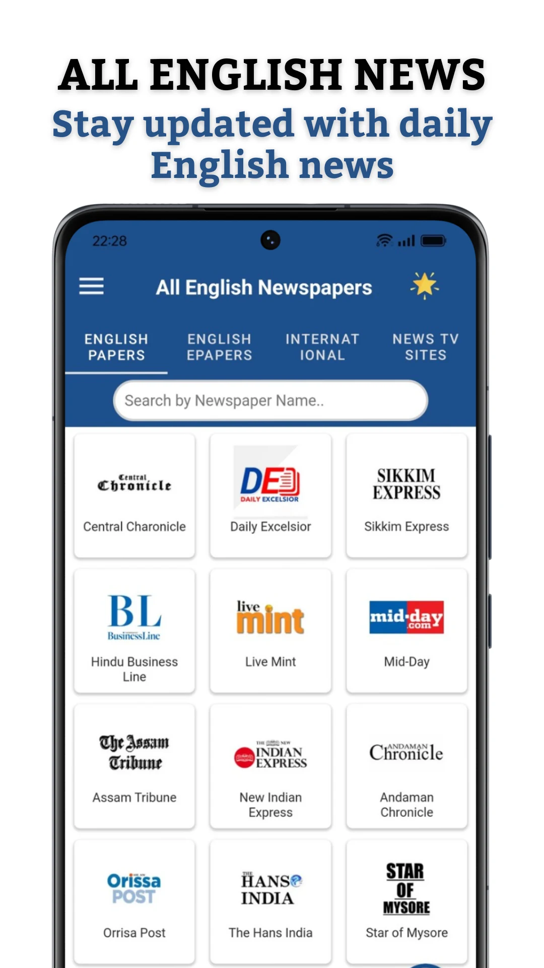 Daily ePaper - English News screenshot