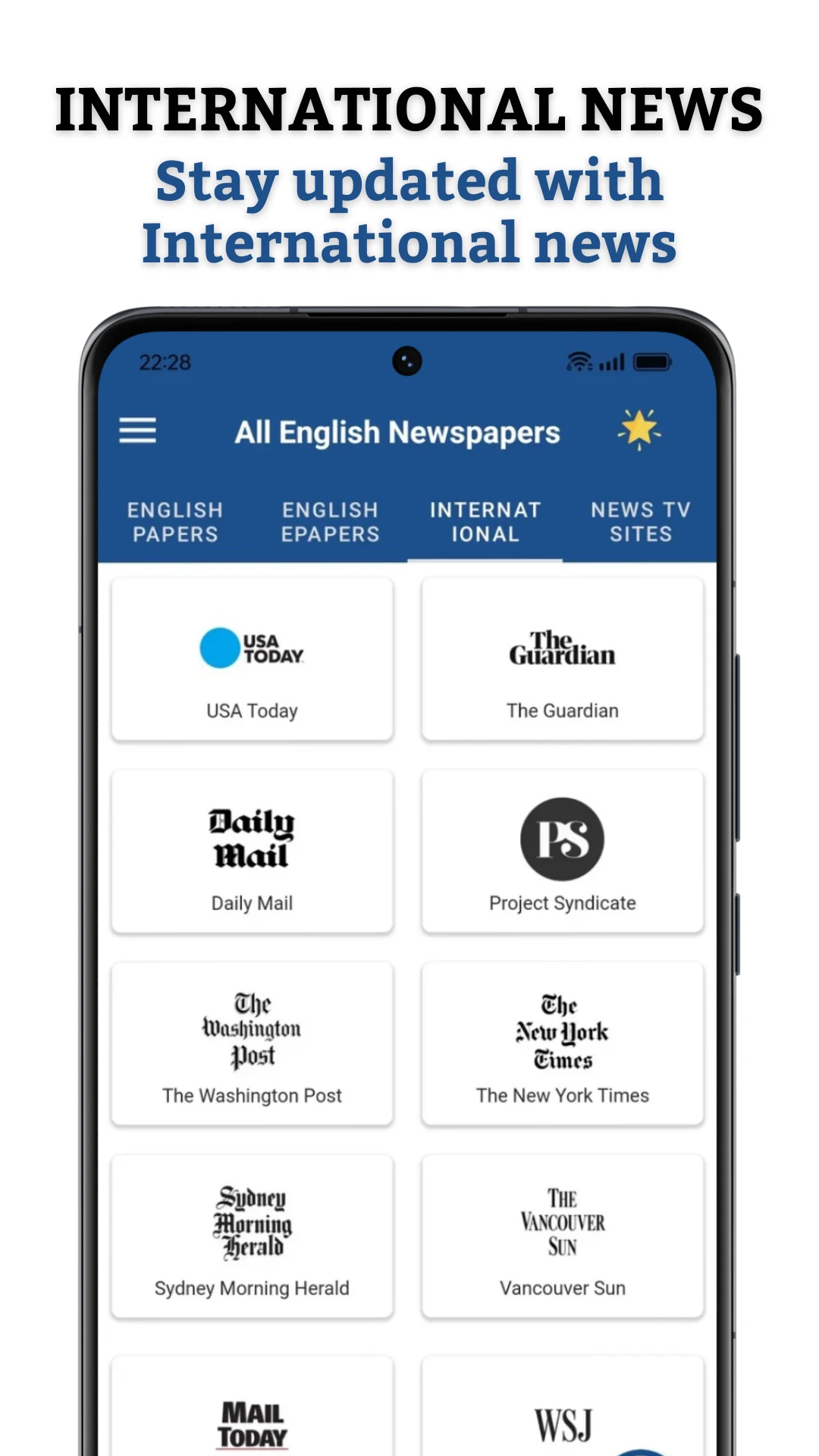 Daily ePaper - English News screenshot